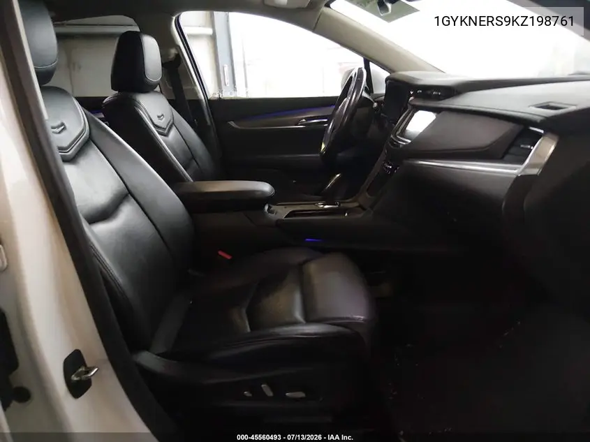 2019 Cadillac Xt5 Premium Luxury VIN: 1GYKNERS9KZ198761 Lot: 45560493