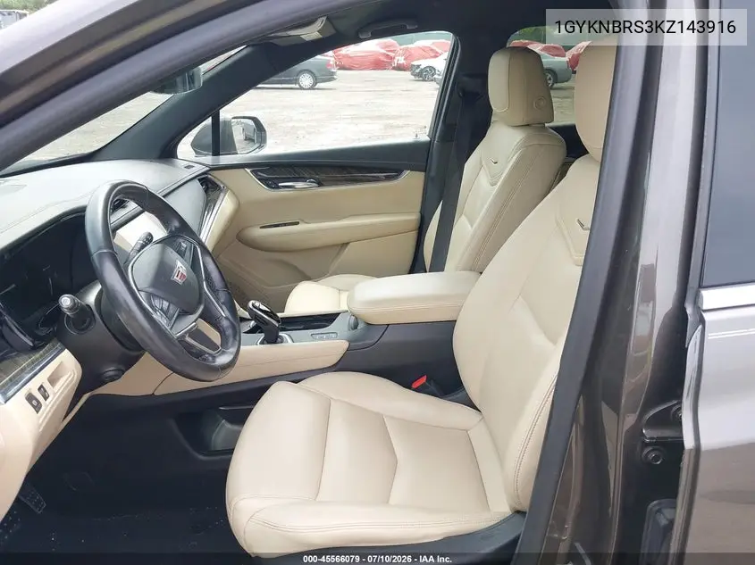 2019 Cadillac Xt5 Standard VIN: 1GYKNBRS3KZ143916 Lot: 45566079