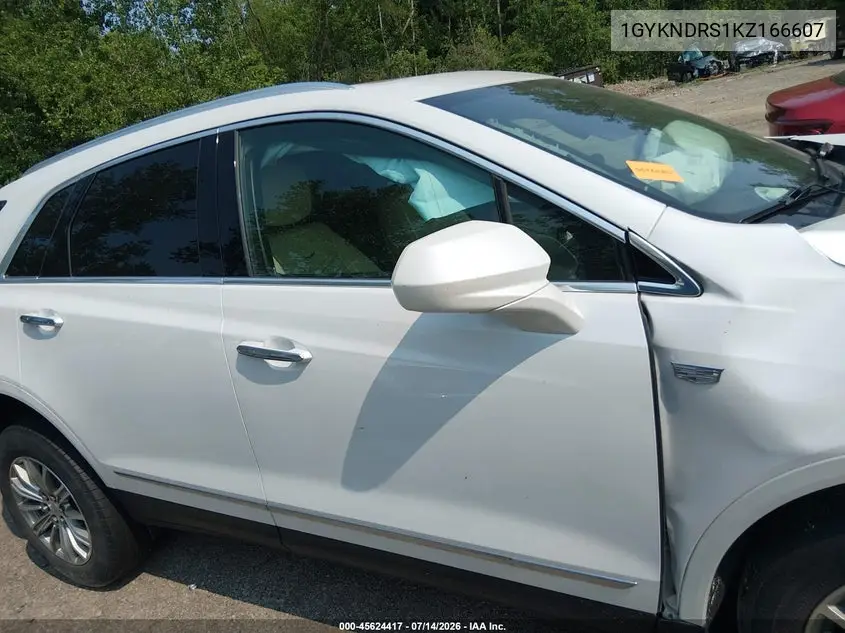 2019 Cadillac Xt5 Luxury VIN: 1GYKNDRS1KZ166607 Lot: 45624417