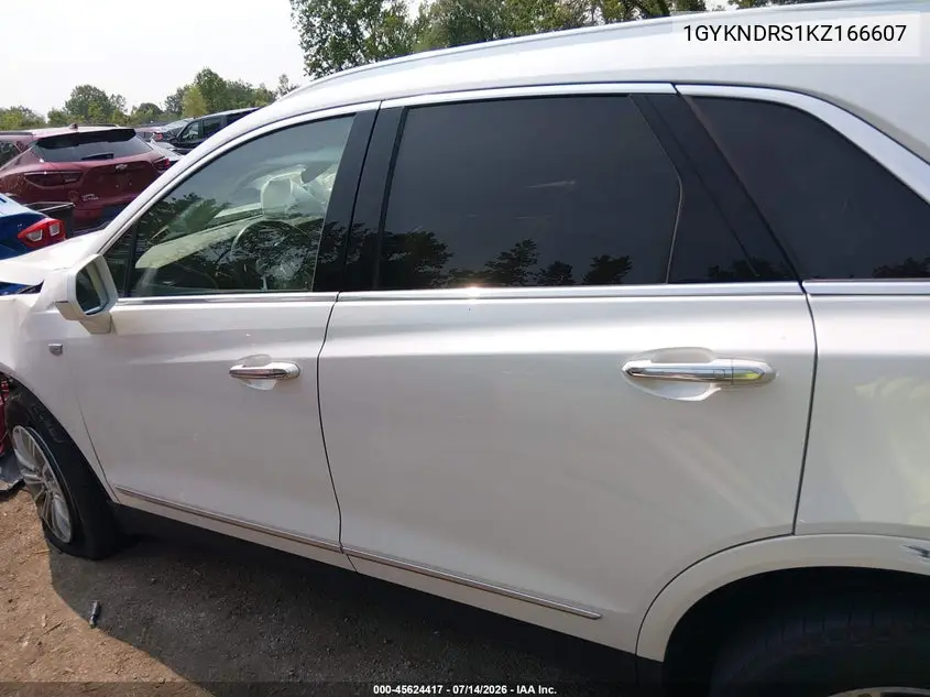 2019 Cadillac Xt5 Luxury VIN: 1GYKNDRS1KZ166607 Lot: 45624417