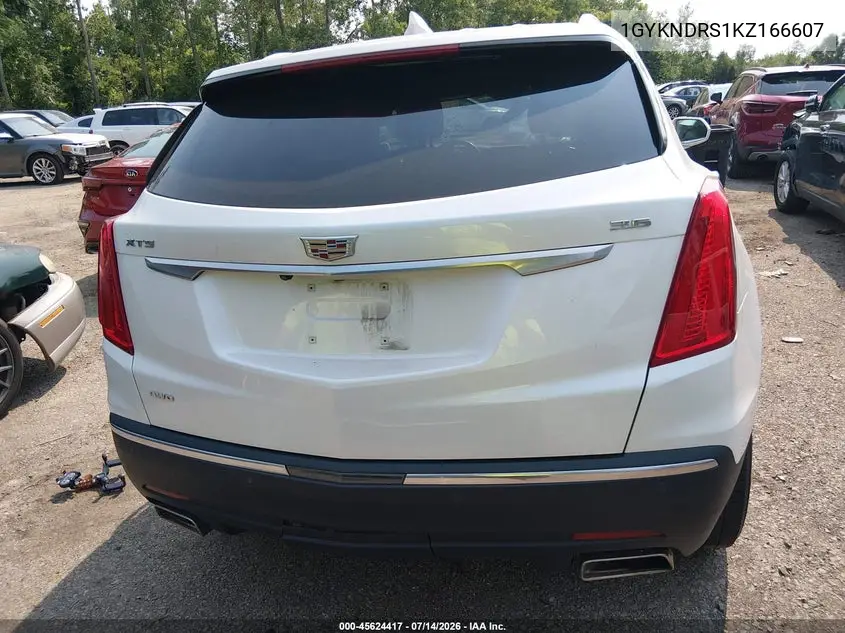 2019 Cadillac Xt5 Luxury VIN: 1GYKNDRS1KZ166607 Lot: 45624417