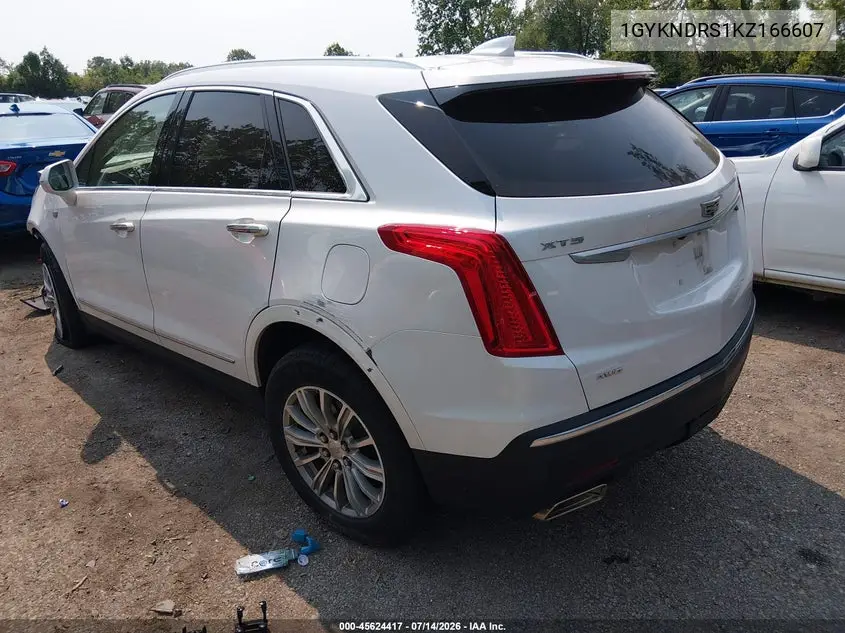 2019 Cadillac Xt5 Luxury VIN: 1GYKNDRS1KZ166607 Lot: 45624417