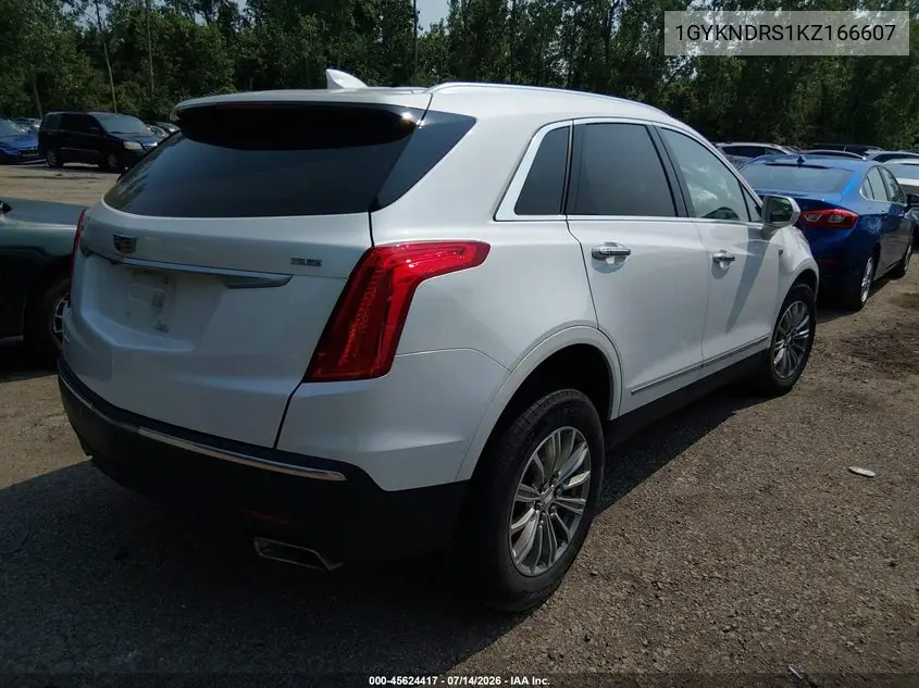 2019 Cadillac Xt5 Luxury VIN: 1GYKNDRS1KZ166607 Lot: 45624417