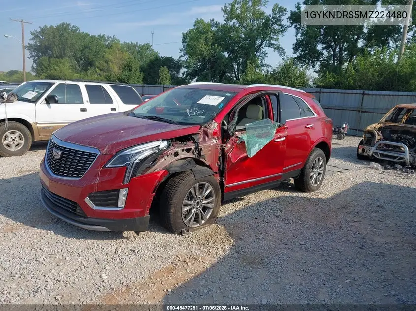 2021 Cadillac Xt5 Awd Premium Luxury VIN: 1GYKNDRS5MZ224480 Lot: 45477251