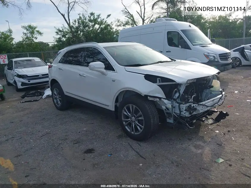 2021 Cadillac Xt5 Awd Premium Luxury VIN: 1GYKNDRS1MZ101114 Lot: 45609978