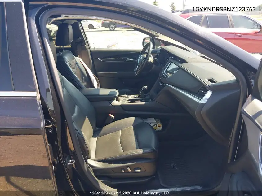 2022 Cadillac Xt5 VIN: 1GYKNDRS3NZ123763 Lot: 12641289