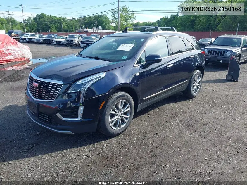 2022 Cadillac Xt5 Awd Premium Luxury VIN: 1GYKNDRS3NZ150168 Lot: 45195742