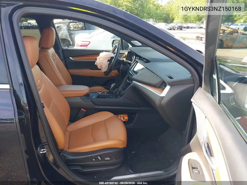 2022 Cadillac Xt5 Awd Premium Luxury VIN: 1GYKNDRS3NZ150168 Lot: 45195742