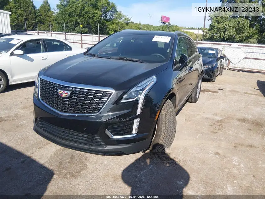 2022 Cadillac Xt5 Fwd Luxury VIN: 1GYKNAR4XNZ123243 Lot: 45497370