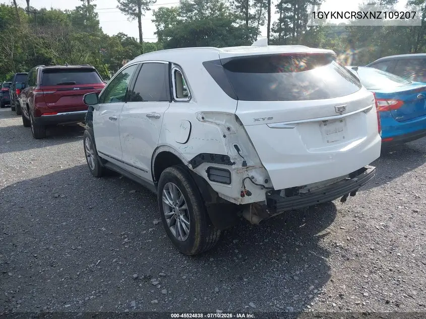 2022 Cadillac Xt5 Fwd Premium Luxury VIN: 1GYKNCRSXNZ109207 Lot: 45524838