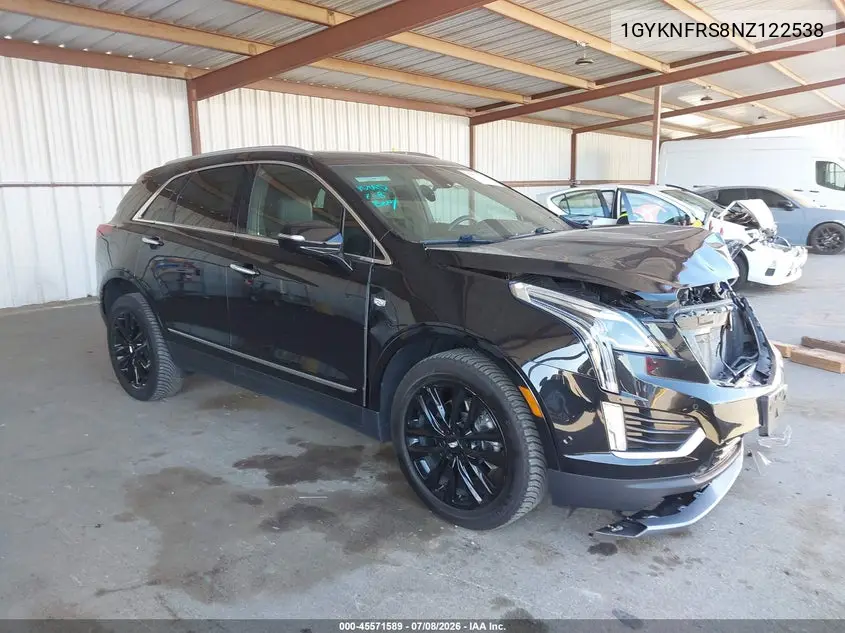 2022 Cadillac Xt5 Awd Premium Luxury VIN: 1GYKNFRS8NZ122538 Lot: 45571589