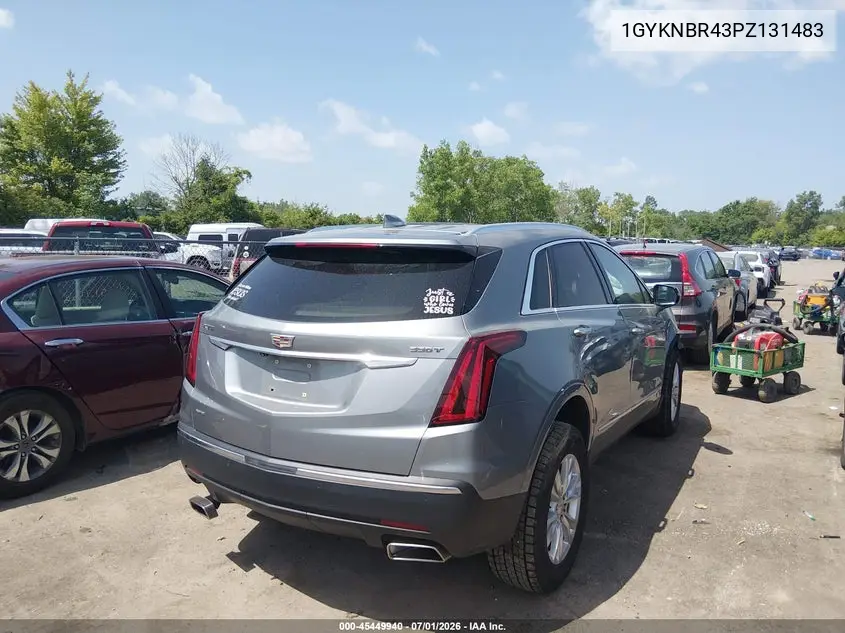 2023 Cadillac Xt5 Awd Luxury VIN: 1GYKNBR43PZ131483 Lot: 45449940