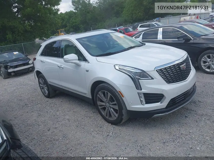 2023 Cadillac Xt5 Awd Premium Luxury VIN: 1GYKNDR47PZ181931 Lot: 45542062
