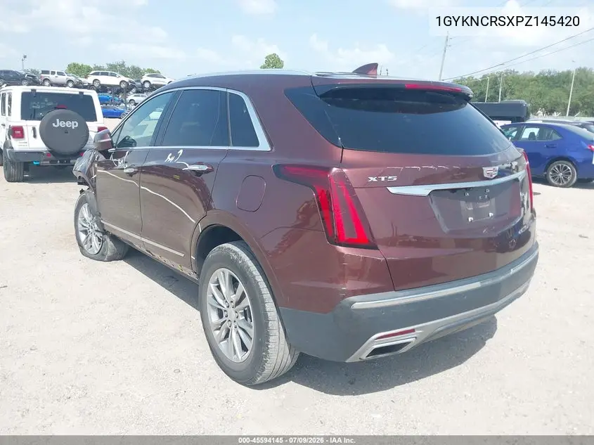 2023 Cadillac Xt5 Fwd Premium Luxury VIN: 1GYKNCRSXPZ145420 Lot: 45594145