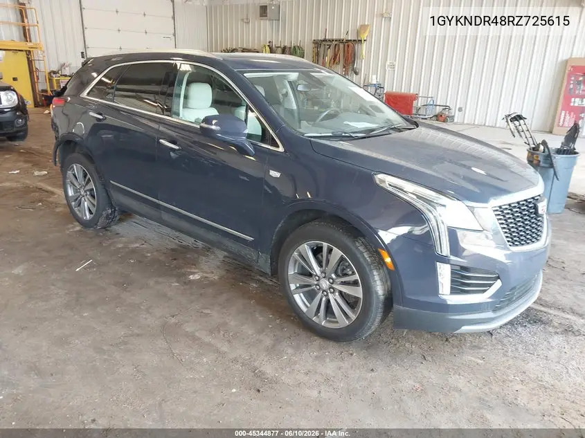 2024 Cadillac Xt5 Awd Premium Luxury VIN: 1GYKNDR48RZ725615 Lot: 45344877