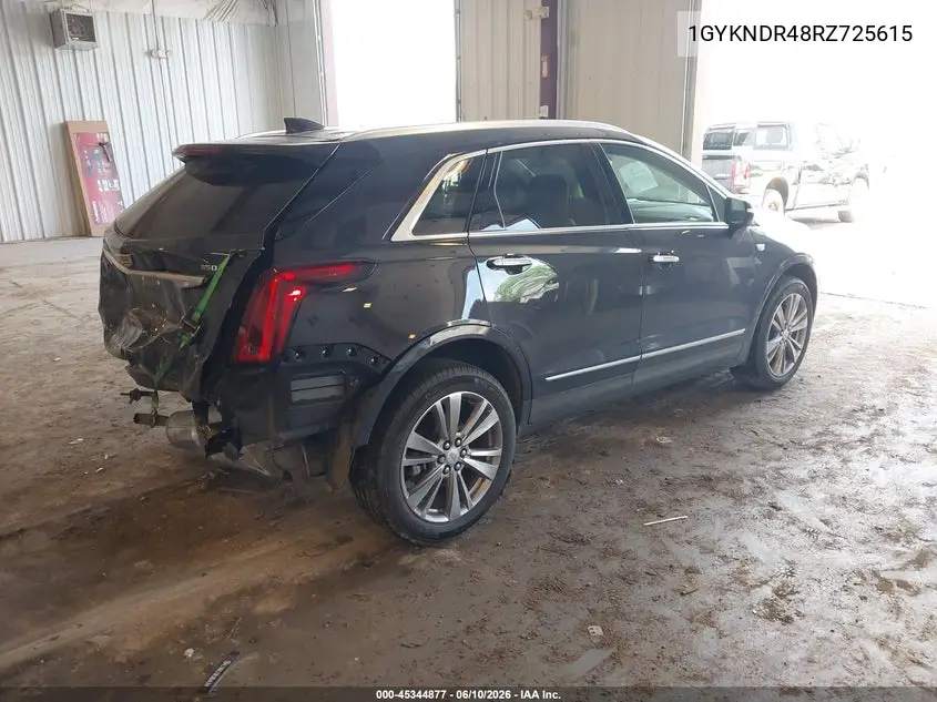2024 Cadillac Xt5 Awd Premium Luxury VIN: 1GYKNDR48RZ725615 Lot: 45344877