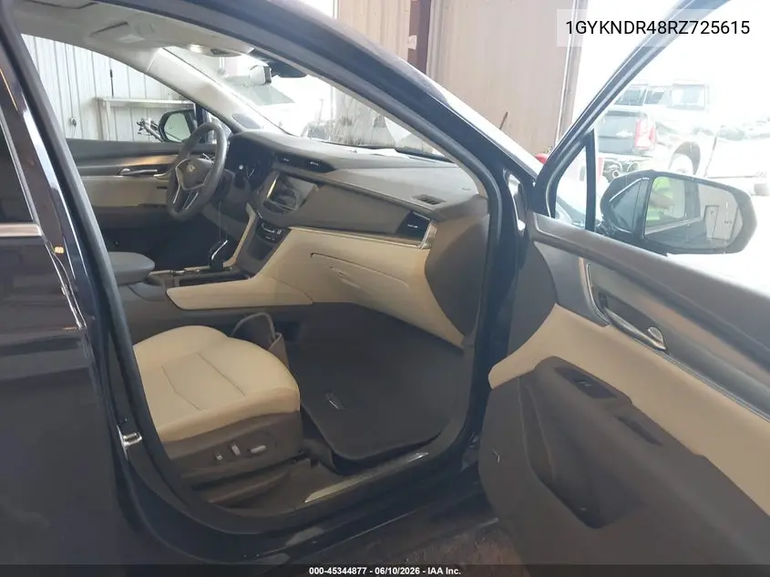 2024 Cadillac Xt5 Awd Premium Luxury VIN: 1GYKNDR48RZ725615 Lot: 45344877