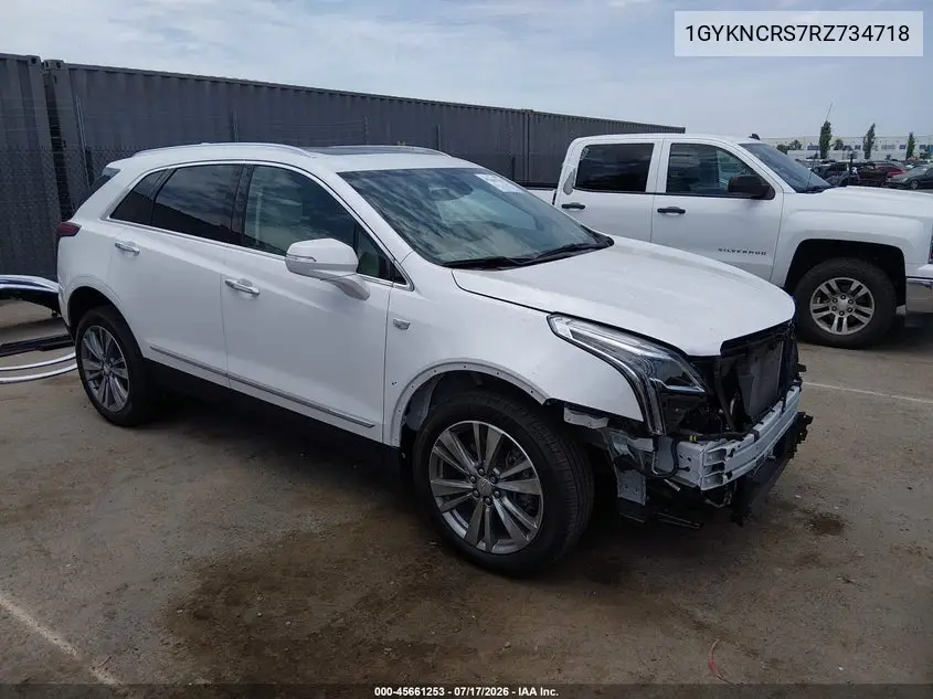 2024 Cadillac Xt5 Fwd Premium Luxury VIN: 1GYKNCRS7RZ734718 Lot: 45661253