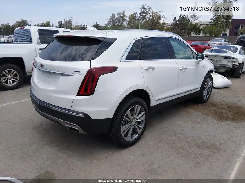 2024 Cadillac Xt5 Fwd Premium Luxury VIN: 1GYKNCRS7RZ734718 Lot: 45661253