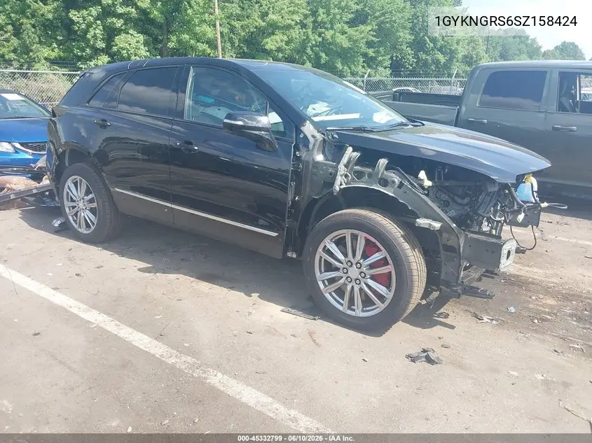 2025 Cadillac Xt5 Awd Sport VIN: 1GYKNGRS6SZ158424 Lot: 45332799