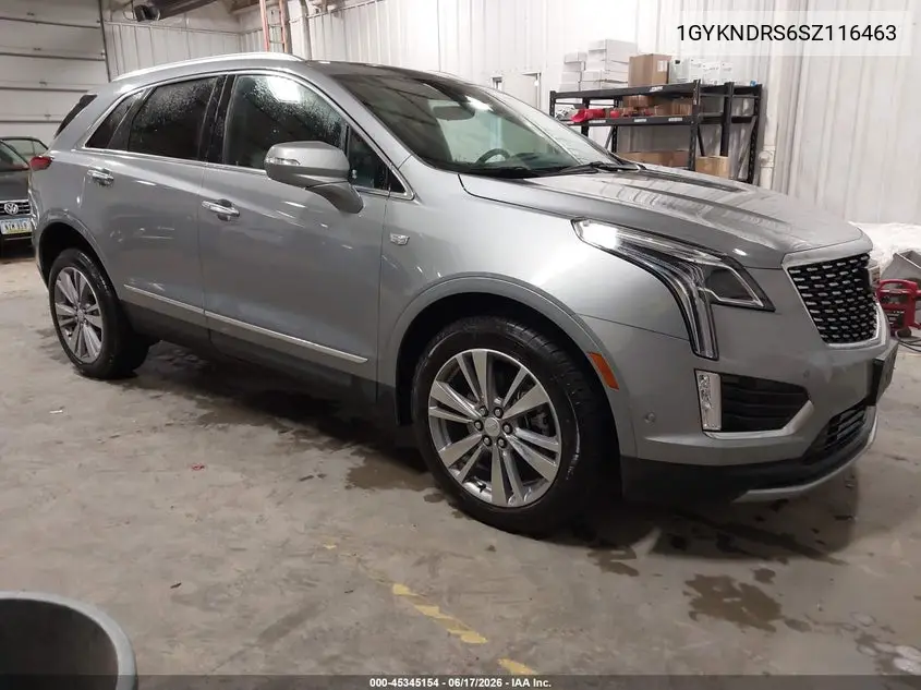 2025 Cadillac Xt5 Awd Premium Luxury VIN: 1GYKNDRS6SZ116463 Lot: 45345154