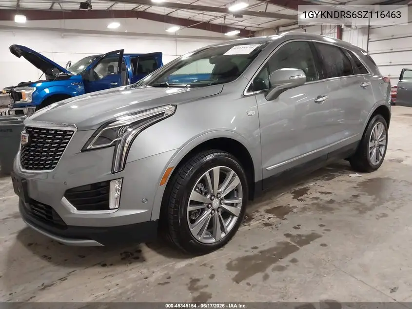 2025 Cadillac Xt5 Awd Premium Luxury VIN: 1GYKNDRS6SZ116463 Lot: 45345154