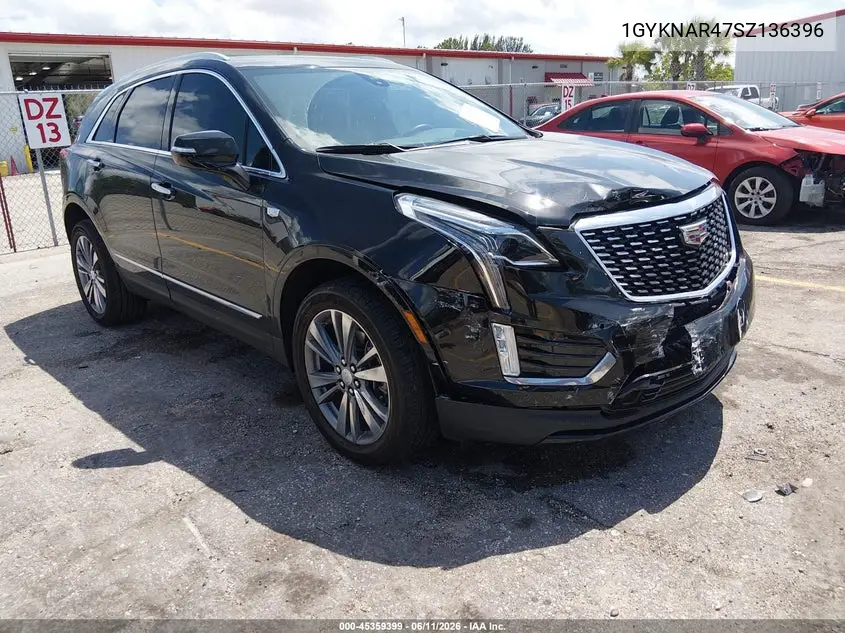 2025 Cadillac Xt5 Fwd Luxury VIN: 1GYKNAR47SZ136396 Lot: 45359399