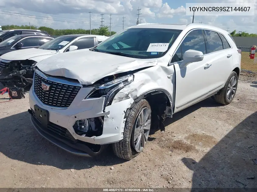 2025 Cadillac Xt5 Fwd Premium Luxury VIN: 1GYKNCRS9SZ144607 Lot: 45527173