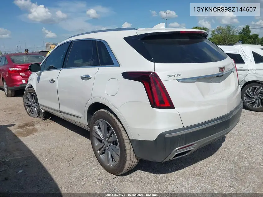 2025 Cadillac Xt5 Fwd Premium Luxury VIN: 1GYKNCRS9SZ144607 Lot: 45527173