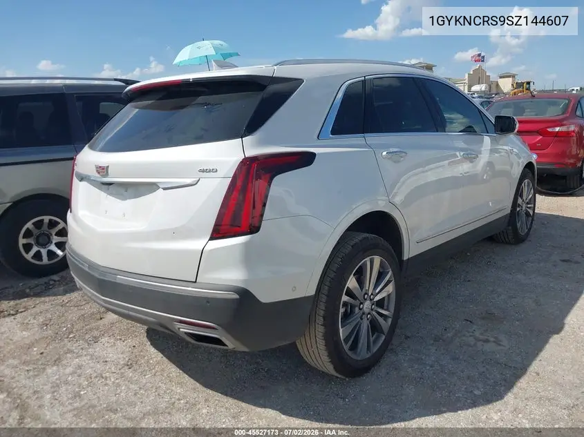 2025 Cadillac Xt5 Fwd Premium Luxury VIN: 1GYKNCRS9SZ144607 Lot: 45527173