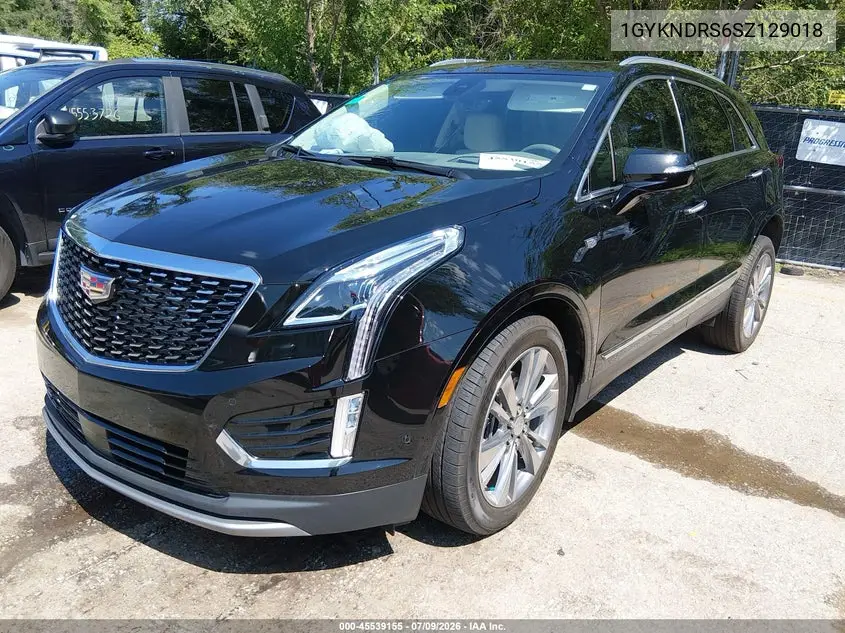 2025 Cadillac Xt5 Awd Premium Luxury VIN: 1GYKNDRS6SZ129018 Lot: 45539155