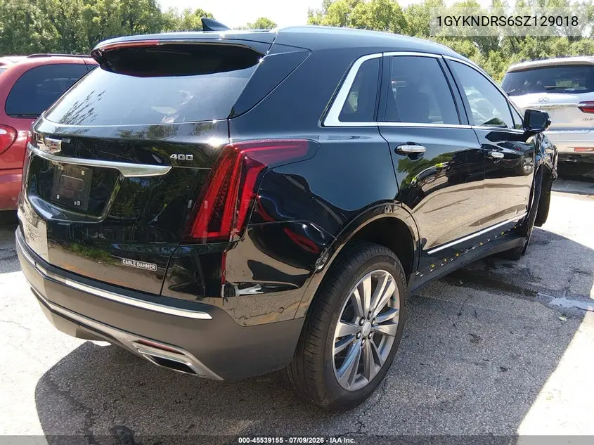 2025 Cadillac Xt5 Awd Premium Luxury VIN: 1GYKNDRS6SZ129018 Lot: 45539155