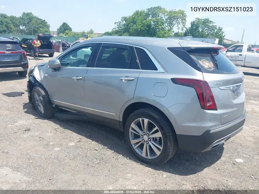 2025 Cadillac Xt5 Awd Premium Luxury VIN: 1GYKNDRSXSZ151023 Lot: 45544858