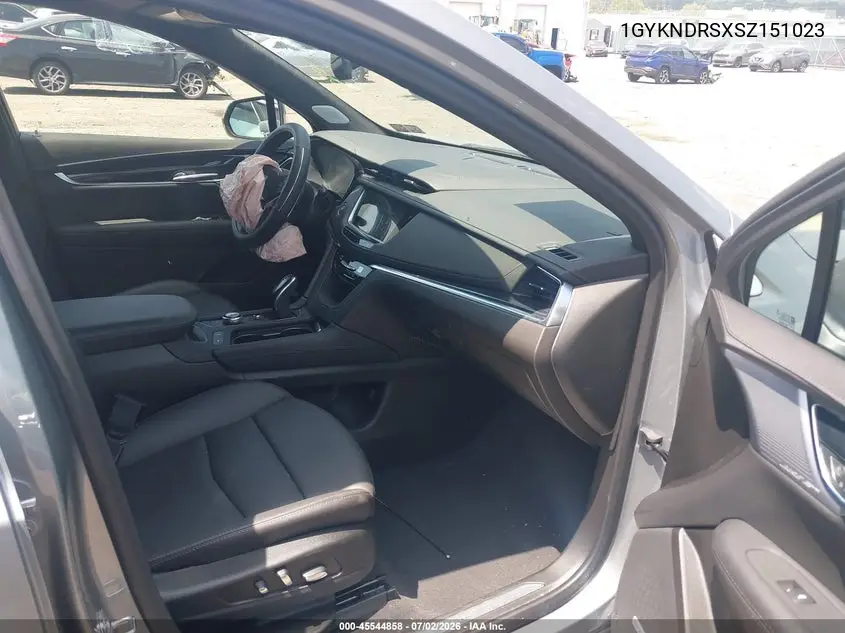 2025 Cadillac Xt5 Awd Premium Luxury VIN: 1GYKNDRSXSZ151023 Lot: 45544858