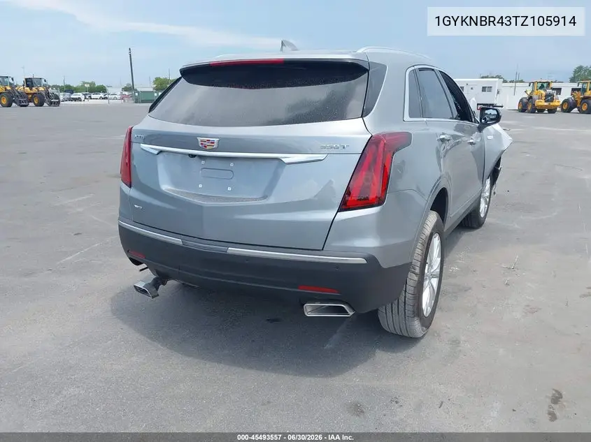 2026 Cadillac Xt5 Luxury Awd VIN: 1GYKNBR43TZ105914 Lot: 45493557