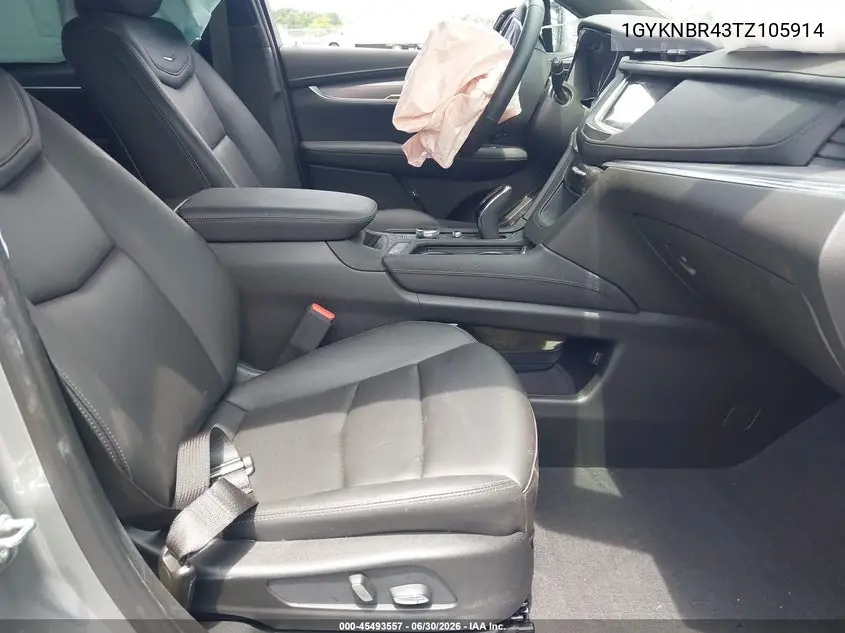 2026 Cadillac Xt5 Luxury Awd VIN: 1GYKNBR43TZ105914 Lot: 45493557