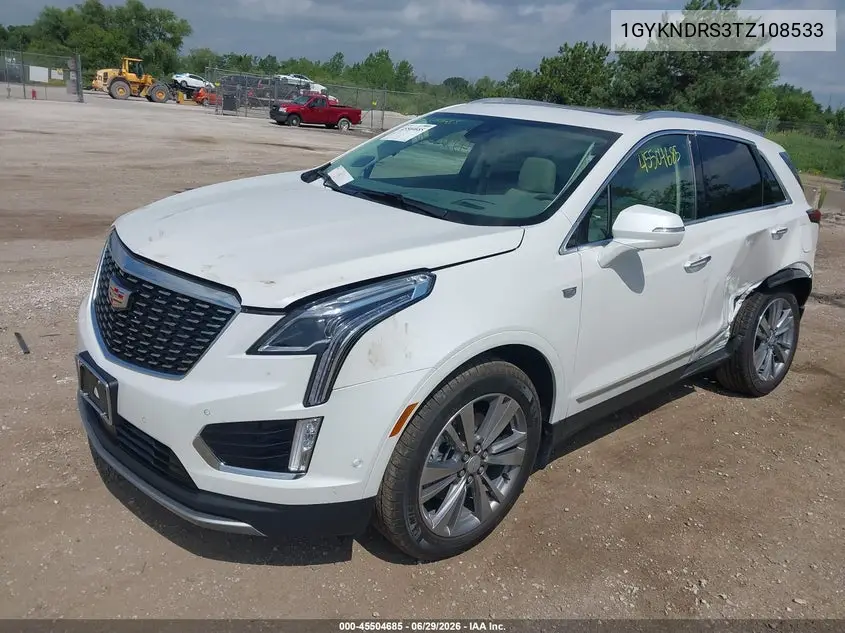 2026 Cadillac Xt5 Premium Luxury Awd VIN: 1GYKNDRS3TZ108533 Lot: 45504685