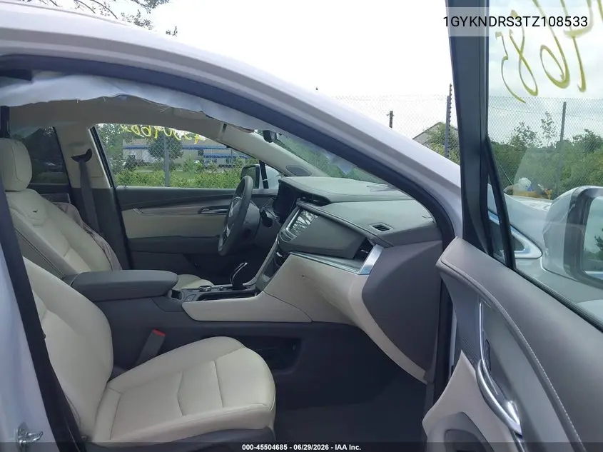 2026 Cadillac Xt5 Premium Luxury Awd VIN: 1GYKNDRS3TZ108533 Lot: 45504685