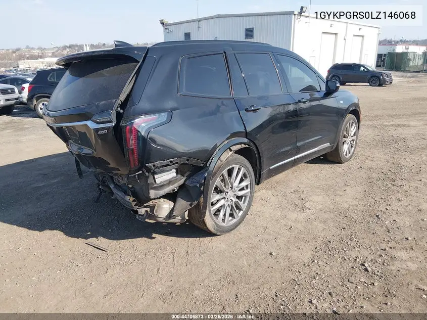 2020 Cadillac Xt6 Awd Sport VIN: 1GYKPGRS0LZ146068 Lot: 44706873