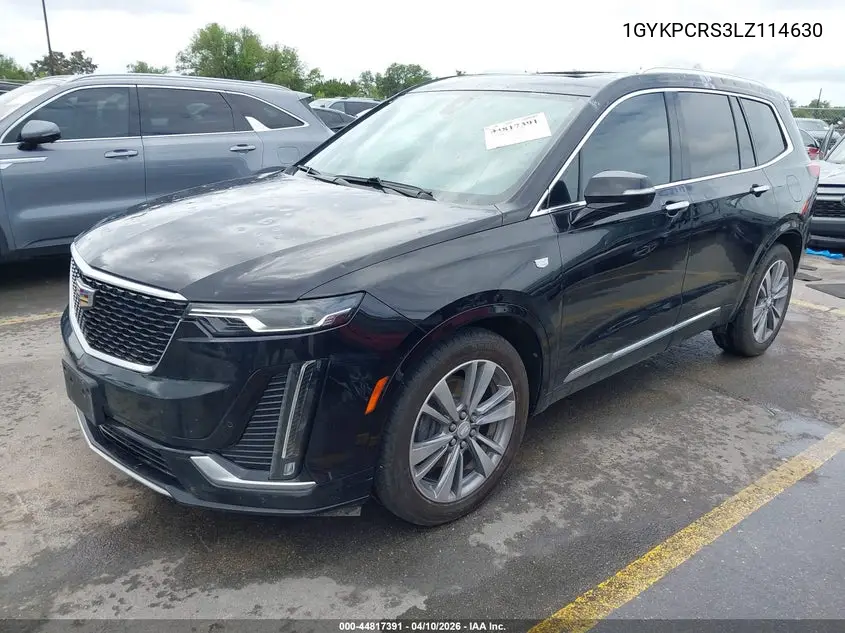 2020 Cadillac Xt6 Fwd Premium Luxury VIN: 1GYKPCRS3LZ114630 Lot: 44817391