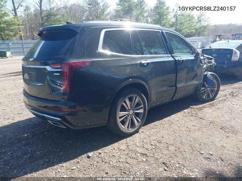2020 Cadillac Xt6 Fwd Premium Luxury VIN: 1GYKPCRS8LZ240157 Lot: 44848188