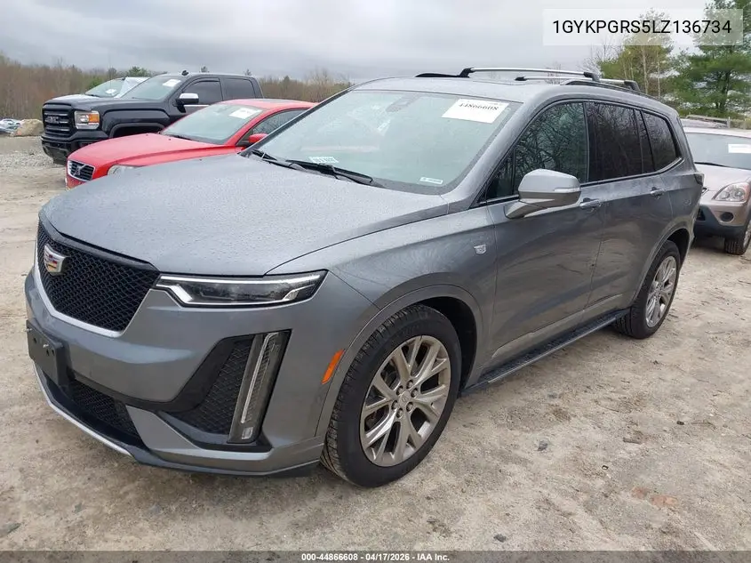 2020 Cadillac Xt6 Awd Sport VIN: 1GYKPGRS5LZ136734 Lot: 44866608