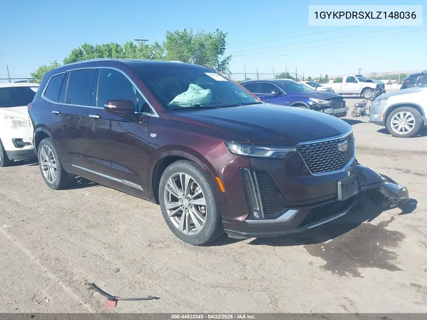 2020 Cadillac Xt6 Awd Premium Luxury VIN: 1GYKPDRSXLZ148036 Lot: 44922348