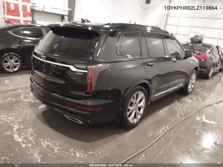 2020 Cadillac Xt6 Awd Sport VIN: 1GYKPHRS2LZ119864 Lot: 44924960