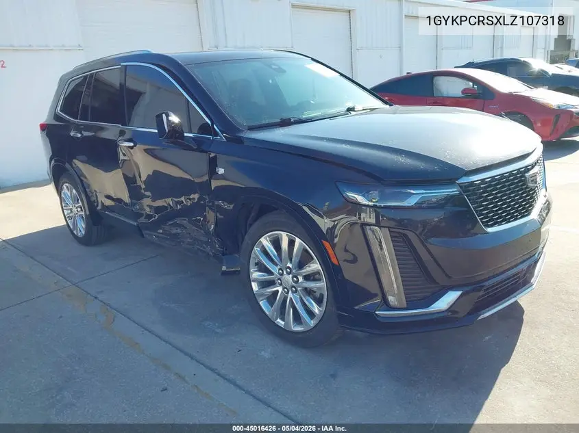 2020 Cadillac Xt6 Fwd Premium Luxury VIN: 1GYKPCRSXLZ107318 Lot: 45016426