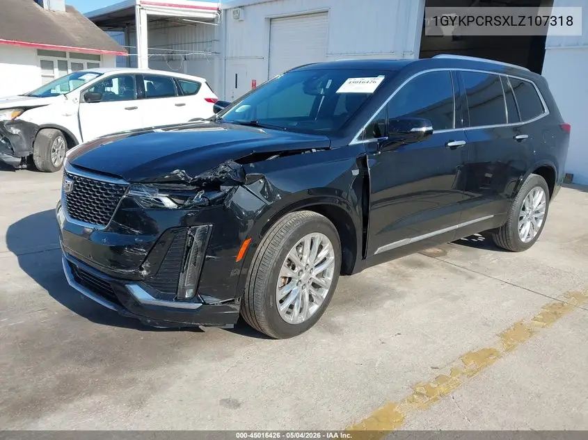 2020 Cadillac Xt6 Fwd Premium Luxury VIN: 1GYKPCRSXLZ107318 Lot: 45016426