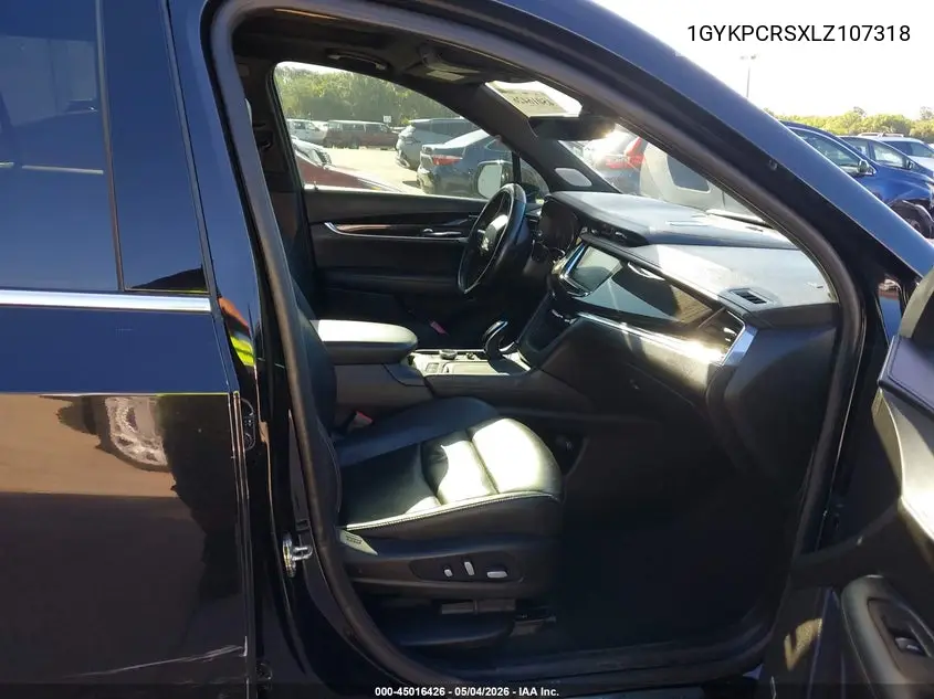 2020 Cadillac Xt6 Fwd Premium Luxury VIN: 1GYKPCRSXLZ107318 Lot: 45016426