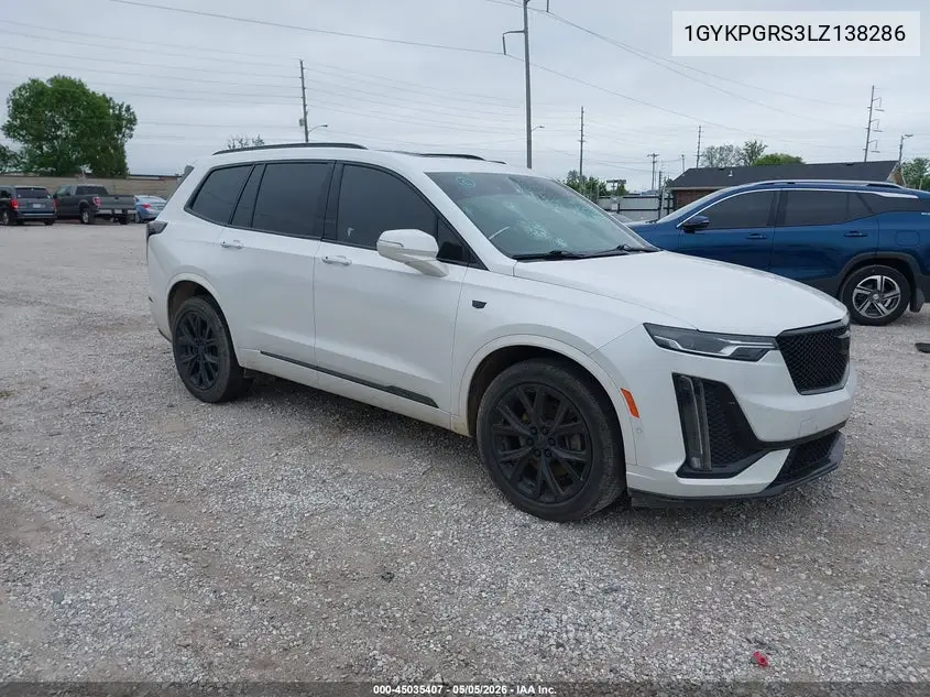 2020 Cadillac Xt6 Awd Sport VIN: 1GYKPGRS3LZ138286 Lot: 45035407