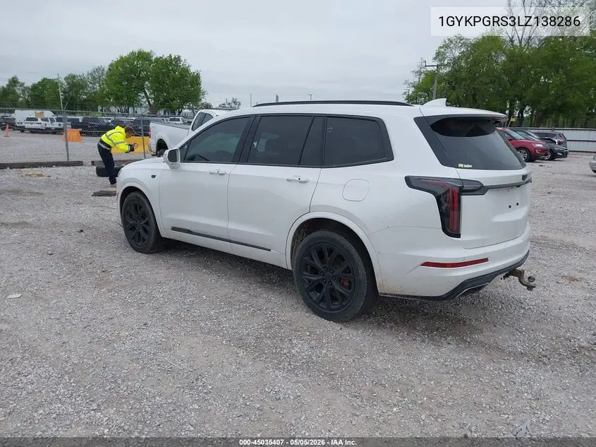 2020 Cadillac Xt6 Awd Sport VIN: 1GYKPGRS3LZ138286 Lot: 45035407