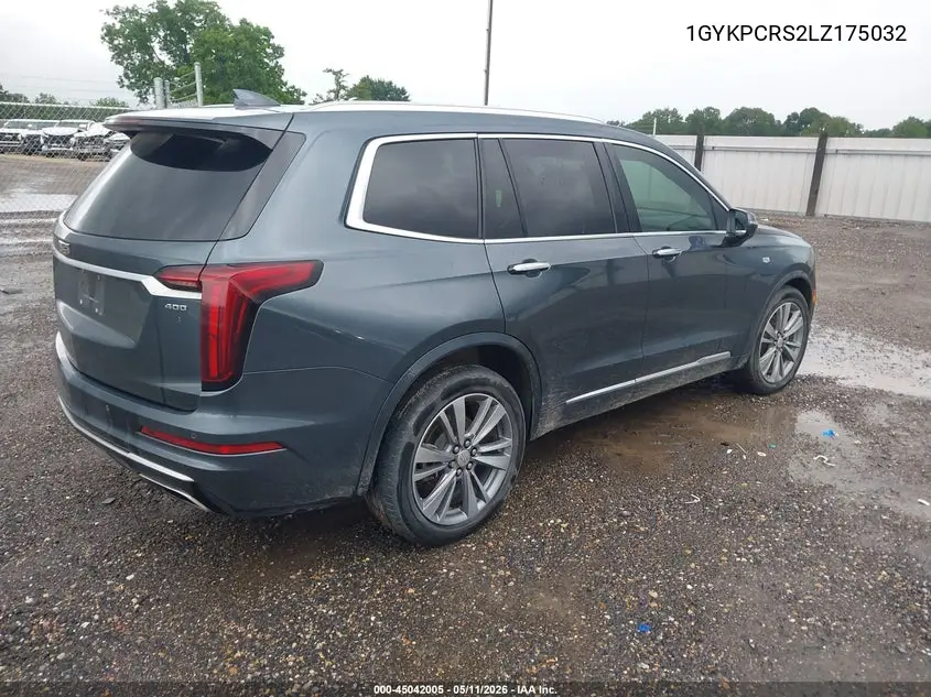 2020 Cadillac Xt6 Fwd Premium Luxury VIN: 1GYKPCRS2LZ175032 Lot: 45042005